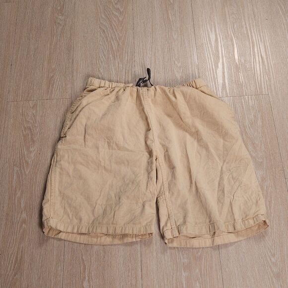 Vintage Gramicci Shorts Mens S Beige Belted Hiking Rock Climbing GORP Outdoors - Picture 1 of 12